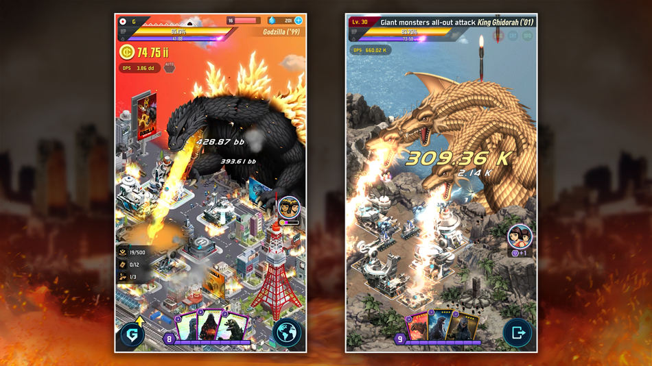 #6. Godzilla Defense Force (iOS) 由: NEXON Company