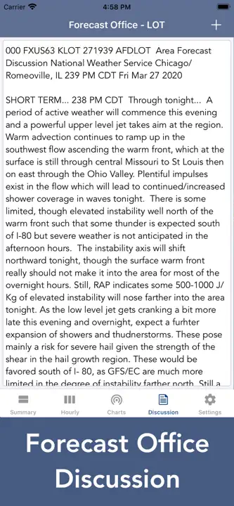 National Weather Forecast Data : capture d’écran 6 sur 9