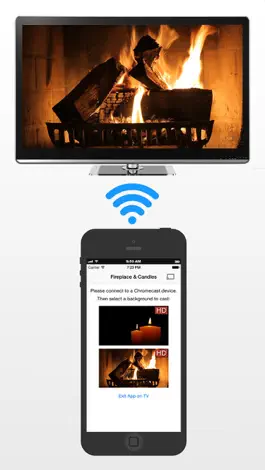 Game screenshot Fireplace and Candles on TV mod apk