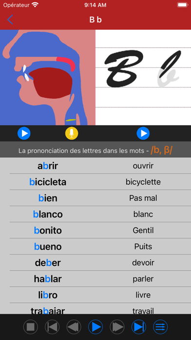 Screenshot #2 pour Prononciation espagnole