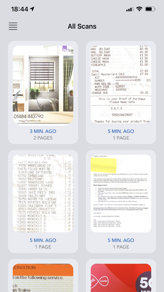 #2. PDF Scanner (iOS) Podle: HurryApp LTD