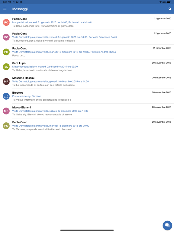 Screenshot #4 pour AgendaMedici - iDoctors