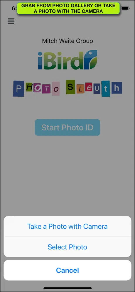 iBird Photo Sleuth