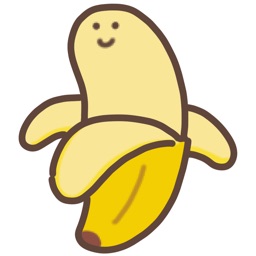 cute banana sticker