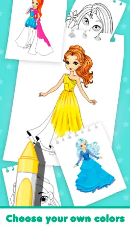 Game screenshot Paint Princess - Coloring Book apk