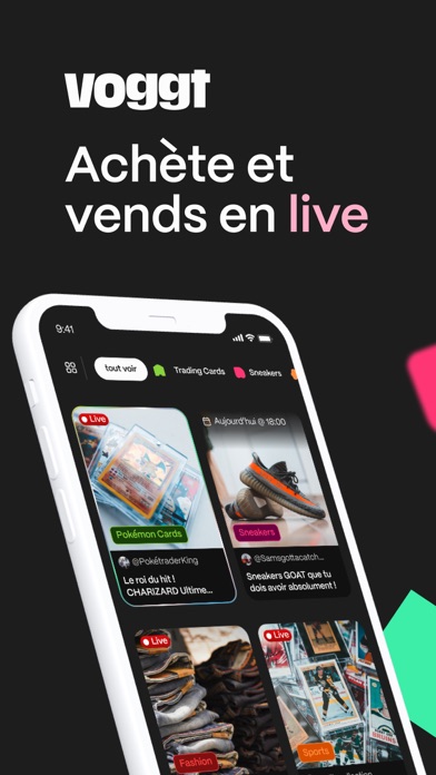 Screenshot #1 pour Voggt - Live shopping vidéo