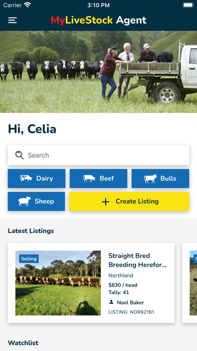 MyLiveStock Agent Screenshot