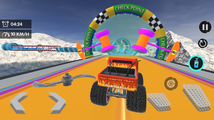Monster Trucks Race Car Games