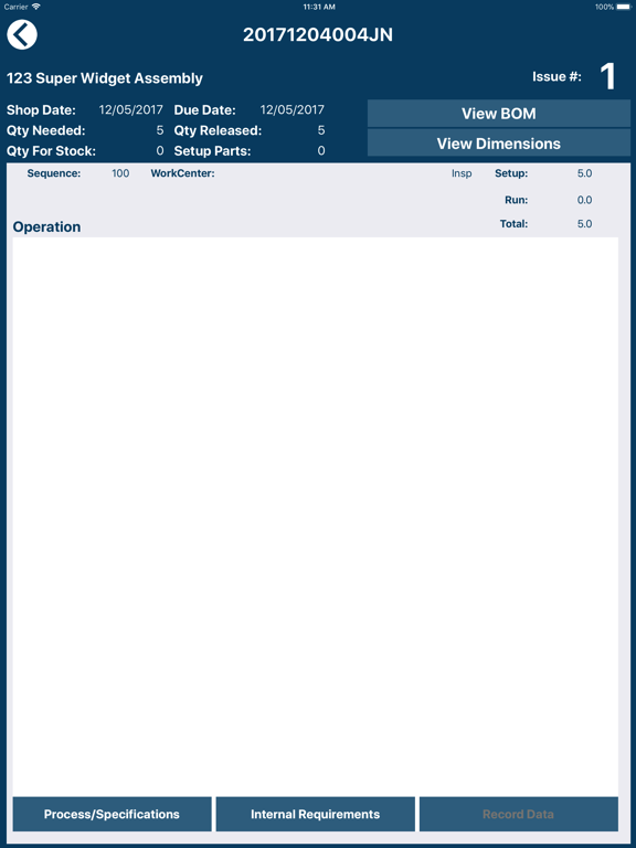 585 Mobile iPad screenshot 4 - Productivity app