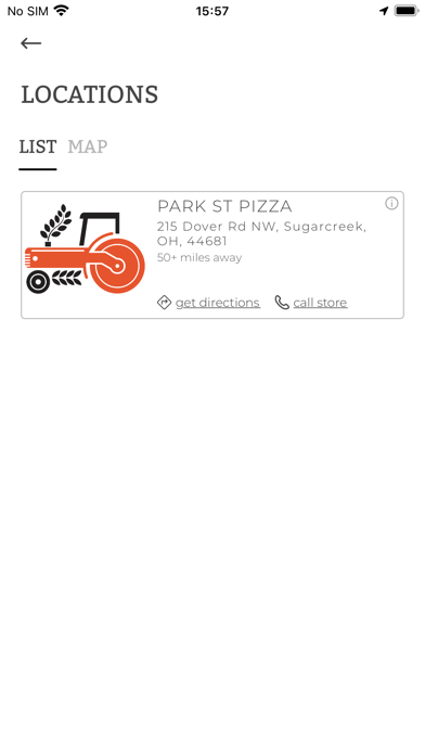 Park Street Pizza Screenshot