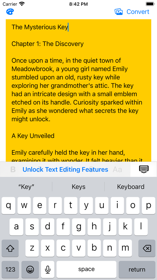 #2. Long Text Pic (iOS) Podle: Ziyue Li