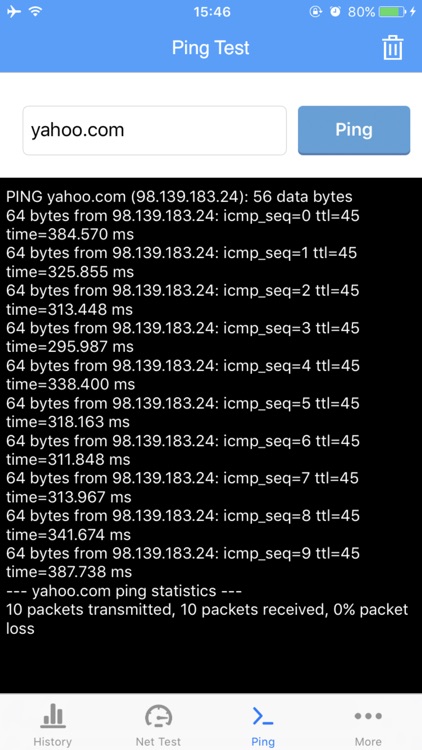 speed tester & net ping test screenshot-3