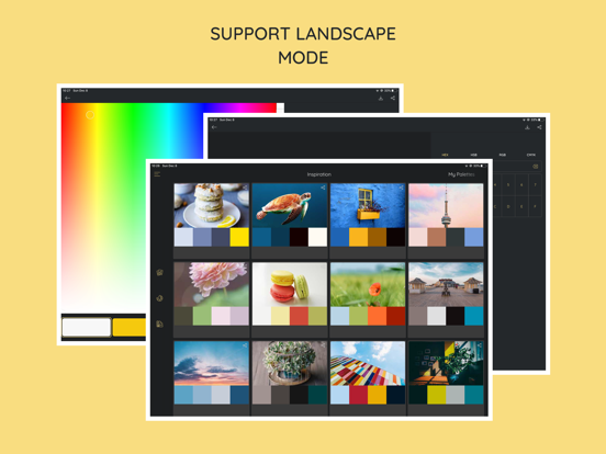 iPalettes - Color palettes iPad screenshot 7 - Utilities app