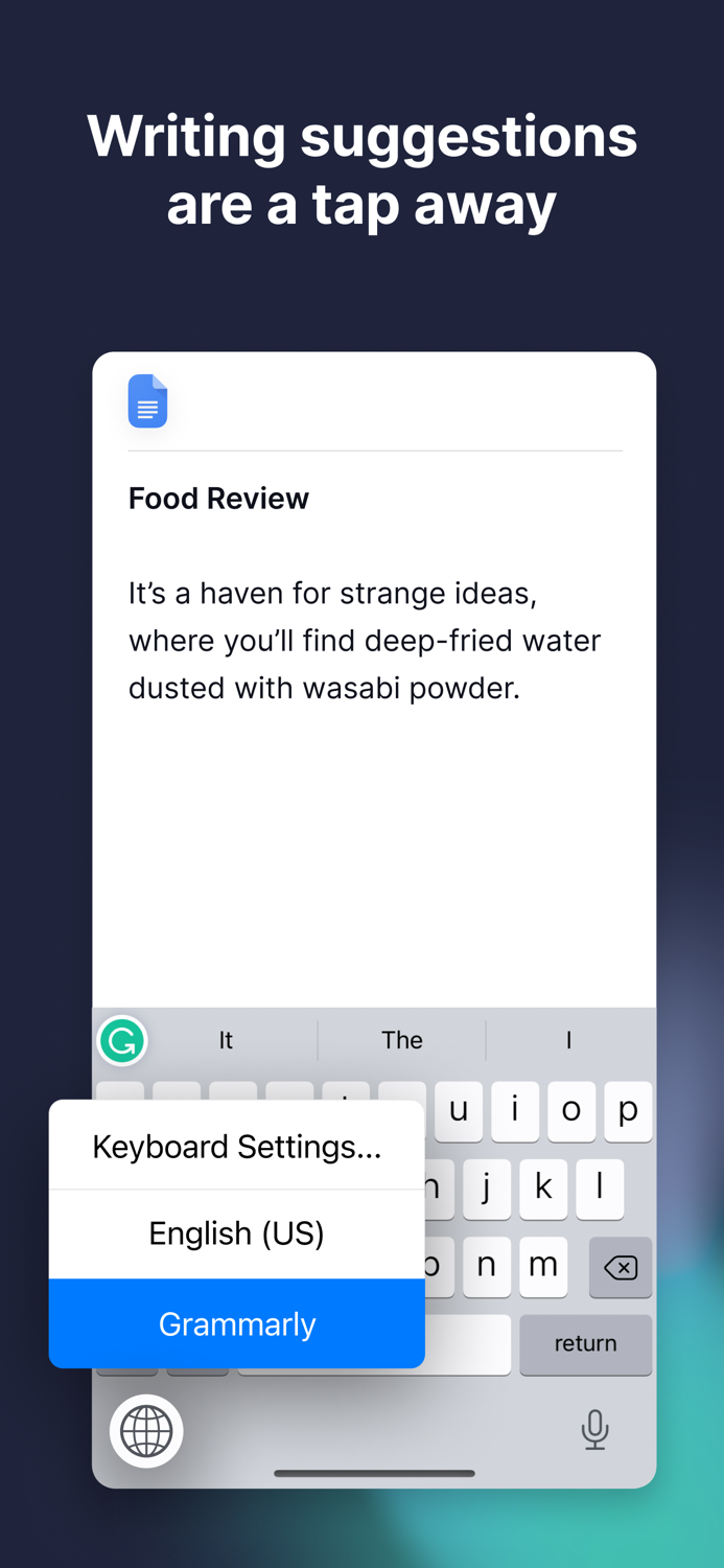 Grammarly - Keyboard and Editor