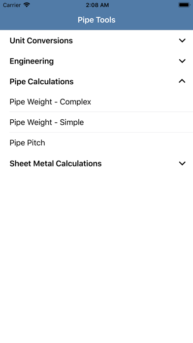 Pipe Fitter Tools Screenshot