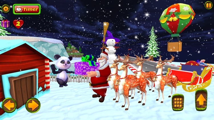 Santa Christmas Infinite Track screenshot-3