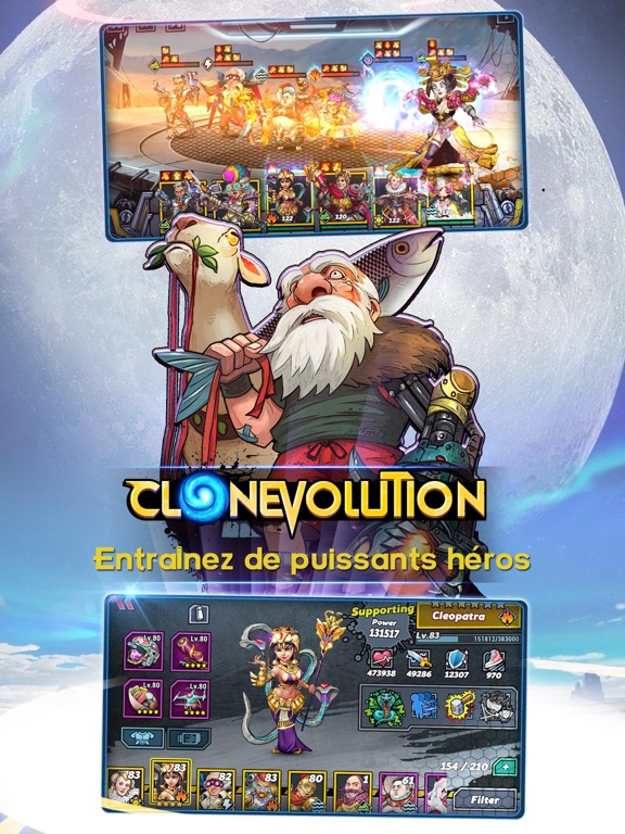 Screenshot #6 pour Clone Evolution: RPG Battle