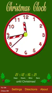 christmas clock iphone screenshot 1