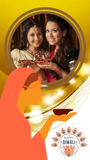 Happy Diwali Festival Frames screenshot 1