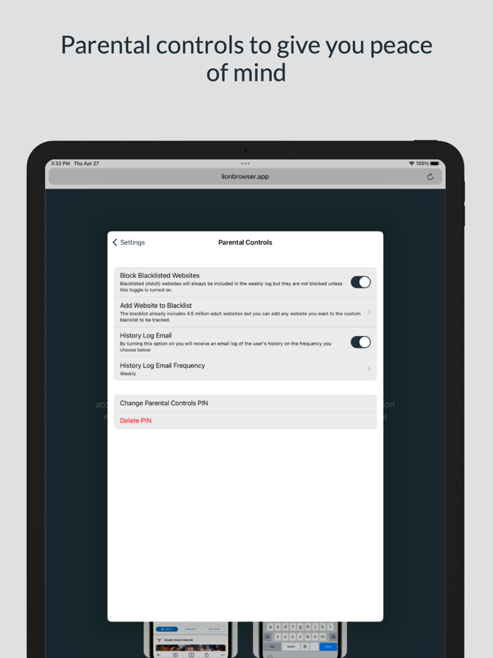 Lion Browser Block and Monitor