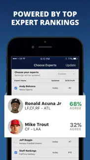 fantasy baseball draft wizard iphone screenshot 4
