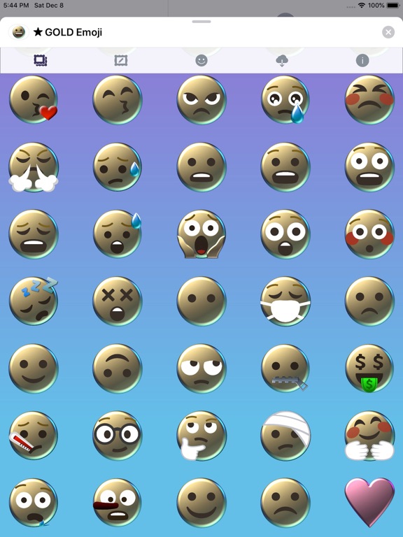 Screenshot #3 for GOLD Emoji • Stickers
