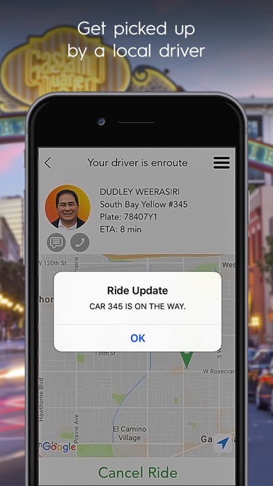 RideYellow - Your taxi app Screenshot