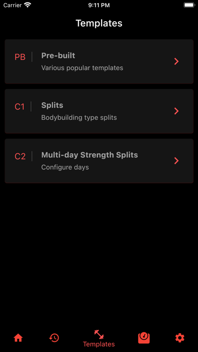 Screenshot #3 pour Lift4Fit Gym workout logger