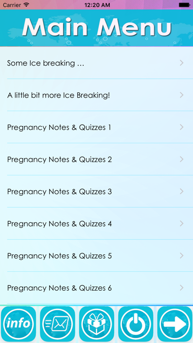 Screenshot #1 pour Pregnancy Encyclopaedia App