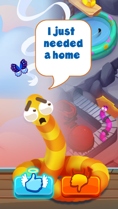 Worm Out: Tricky riddle games Screenshot