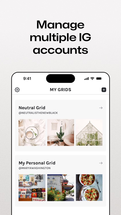 The Grid • Plan for Instagram