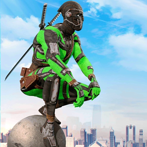 Green Rope Hero Vegas City iOS App