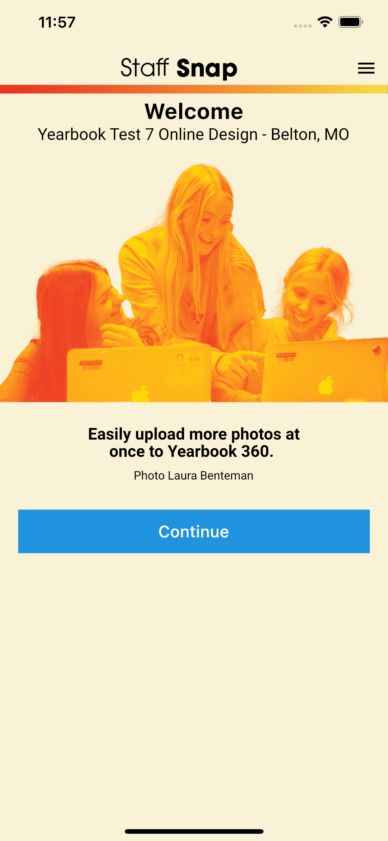 Yearbook Staff Snap