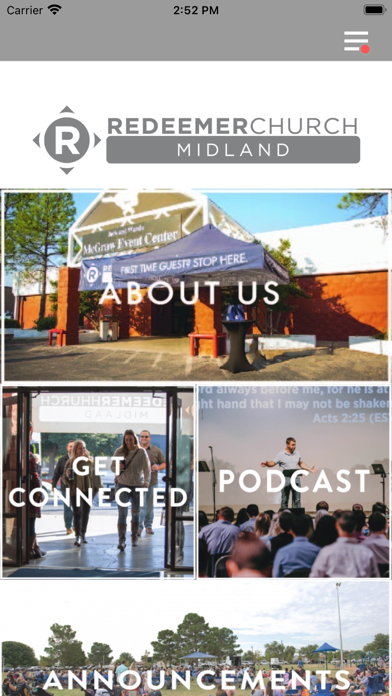Redeemer Church Midland Screenshot