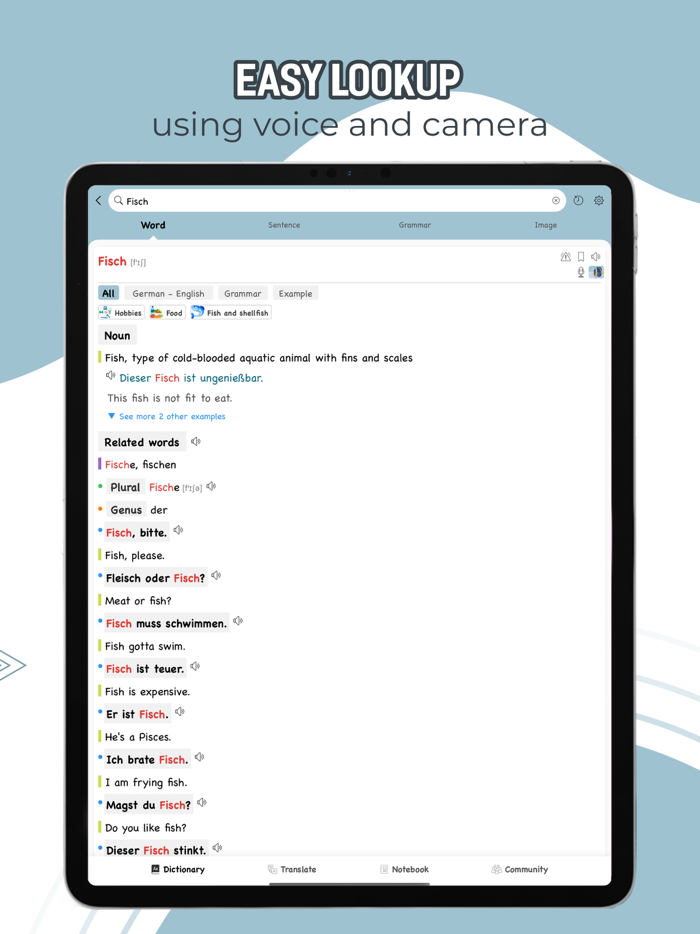 Faztaa German Dictionary