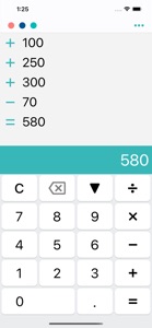 Calculator - clear and easy screenshot #1 for iPhone