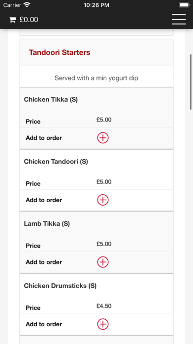 The Indian Sizzler Coatbridge Screenshot
