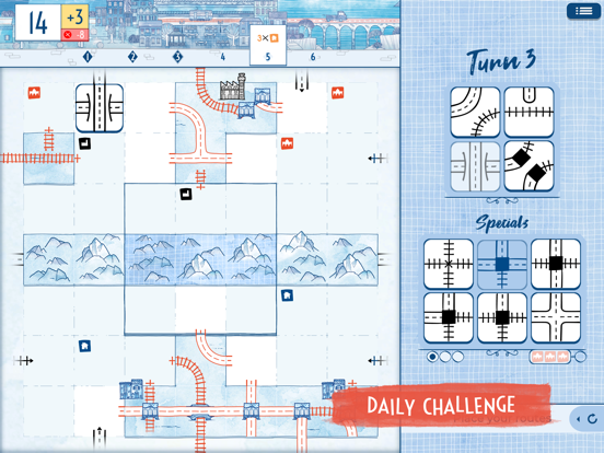 Railroad Ink Challenge iPad app afbeelding 4