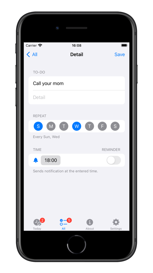 #2. Daily - To-Do (macOS) 由: Bulent Colak