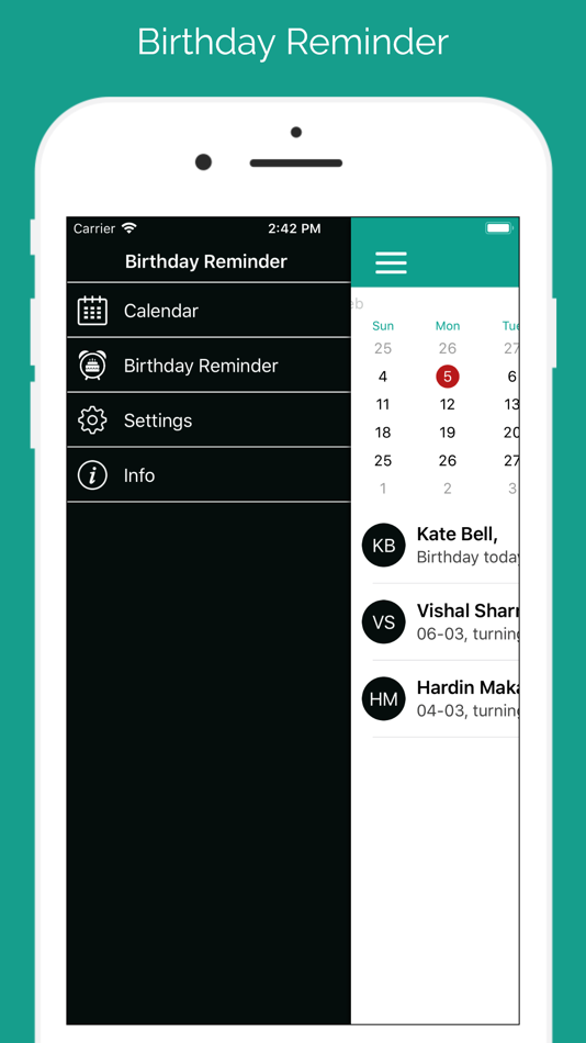 Smart Birthday Reminder - 1.5 - (iOS)