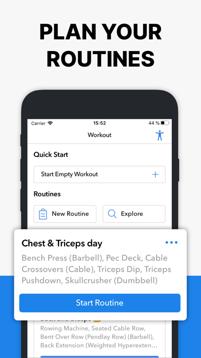 Hevy - Workout Tracker Gym Log Screenshot