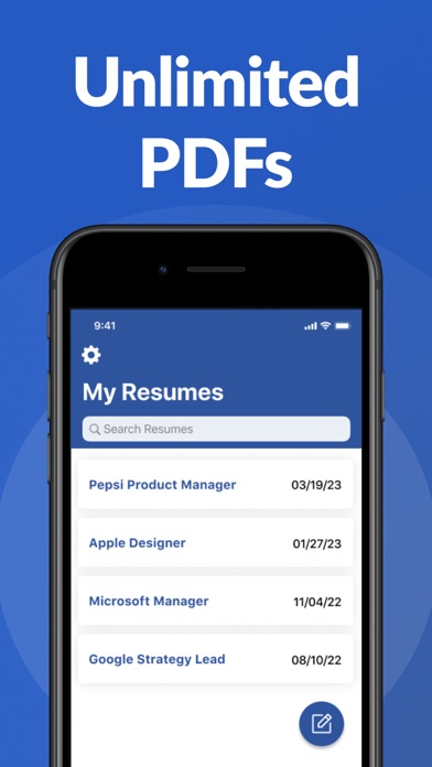 Resume Builder Maker App Pro Screenshot