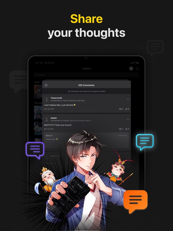 INKR — Comics, Manga, Webtoons iPad screenshot 6 - Book app