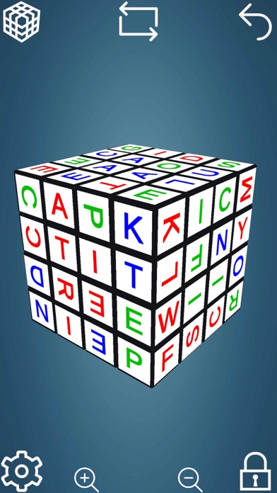 Word Puzzle Cube Screenshot