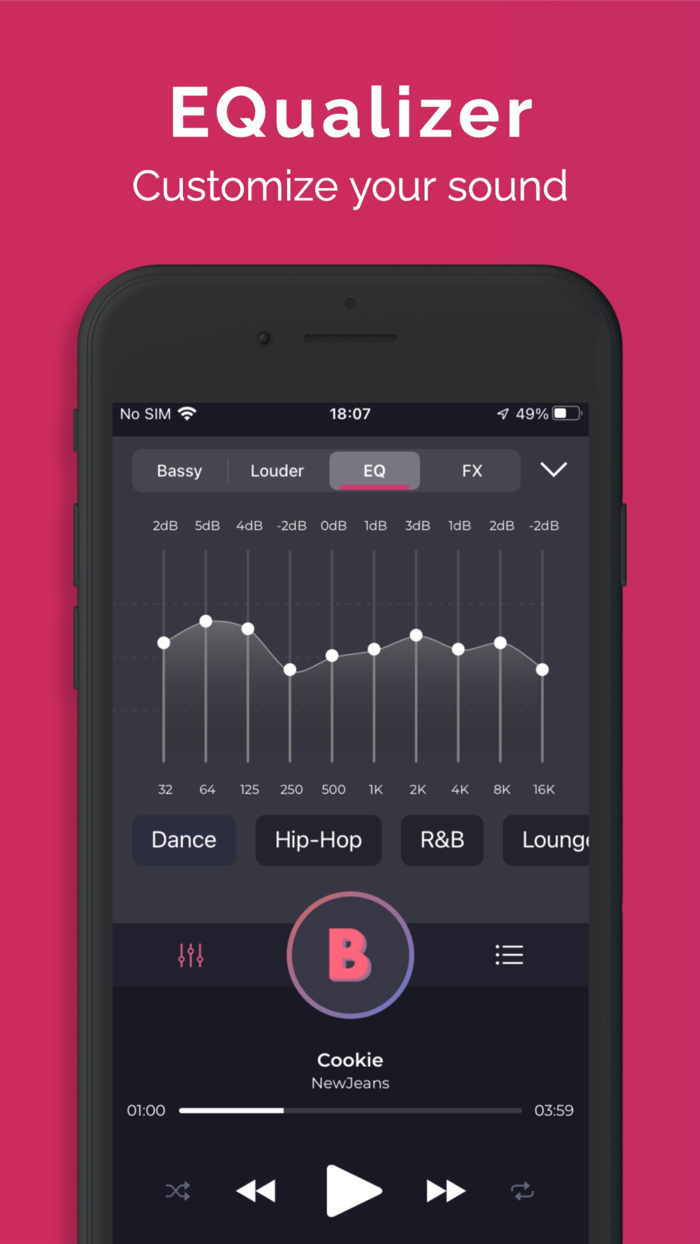 BASSY volume and bass booster