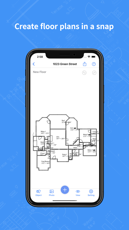 #1. RenoPlan - Floor Plan Creator (iOS) 由: Measure Square Corp.