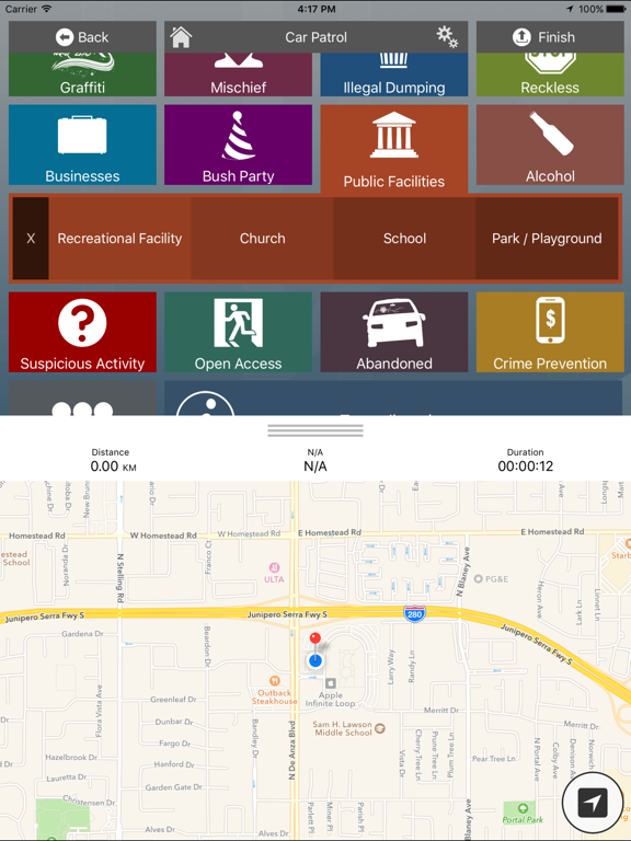 ACOPA-Patrol iPad screenshot 2 - Utilities app