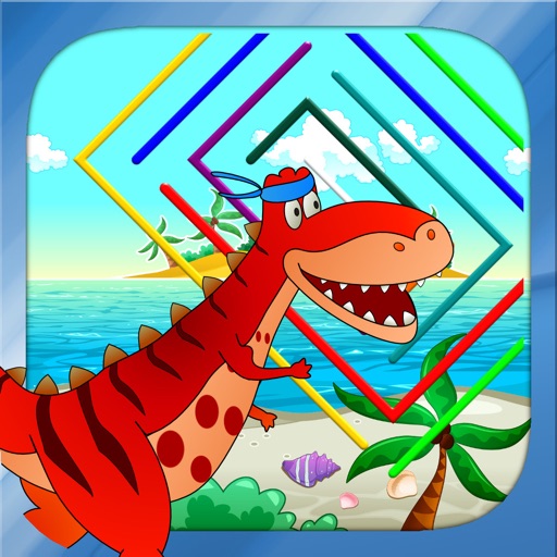 Dino Maze: Dinosaur kids games Icon