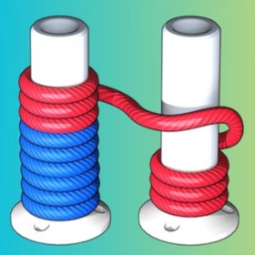 Snímky obrazovky (6) Rope Color Sort