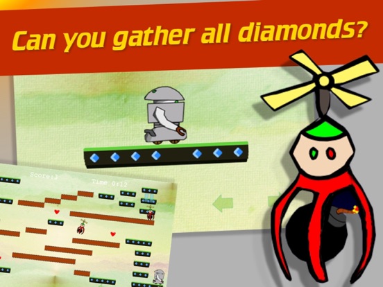 Robot Saga: Diamond feast iPad screenshot